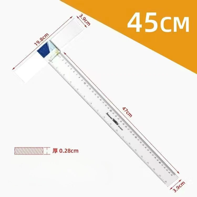 Drawing Ruler T-45/60/80/90cmt