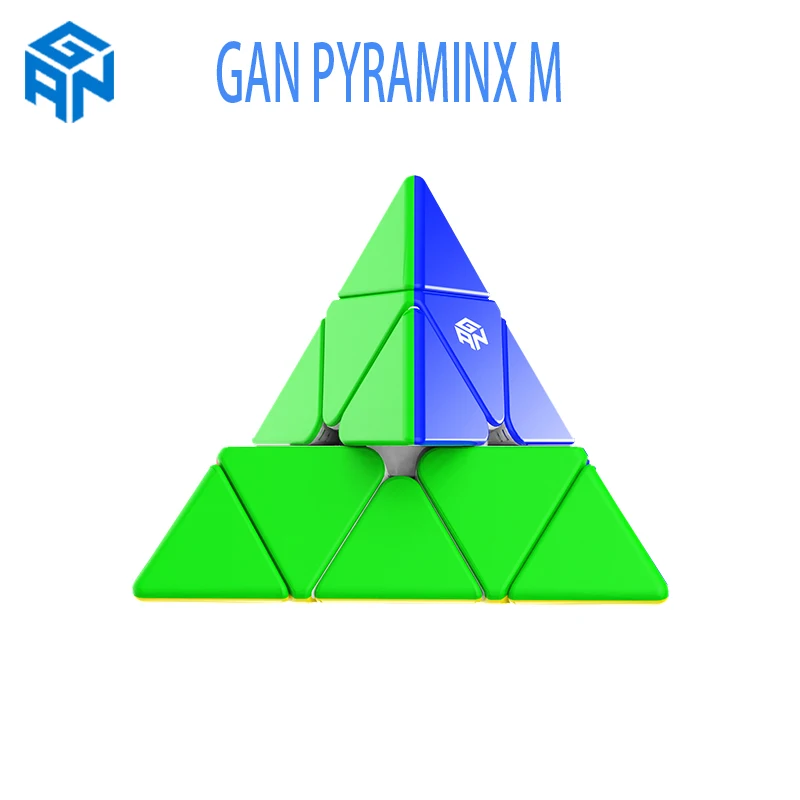 GAN Pyraminx Magnetic Magic Speed Cube GAN Pyramid Enhanced Uv Professional Fidget Toys Cubo Magico Puzzle