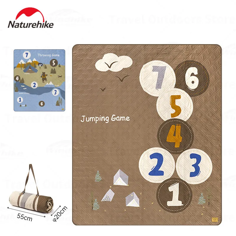 

Naturehike Picnic Blanket Party Camping Mat 200x240cm Large Area Children's Game Interactive Pad Cartoon Moistureproof Portable