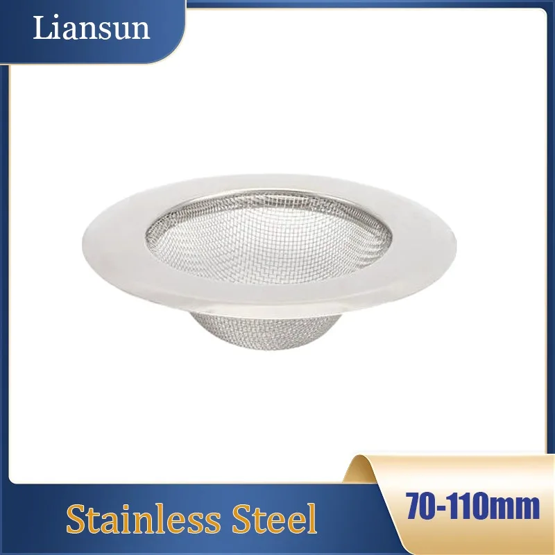 Anti-Clog Stainless Steel Strainer - Food Waste Filter for Kitchen Sink & Vegetable Washing Basin