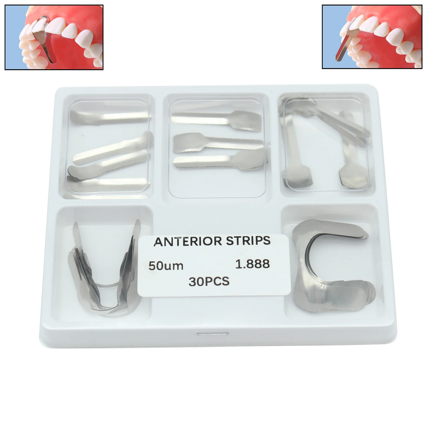 

30pcs/box Dental Proximal Anterior Strips Kit Large Small Twin Anterior Matrices Matrix Systems dental Supplies