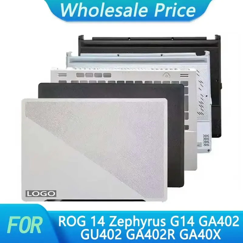 New For ROG 14 Zephyrus G14 GA402 GU402 GA402R GA40X Laptop LCD Back Cover Front Bezel Upper Palmrest Bottom Base Case