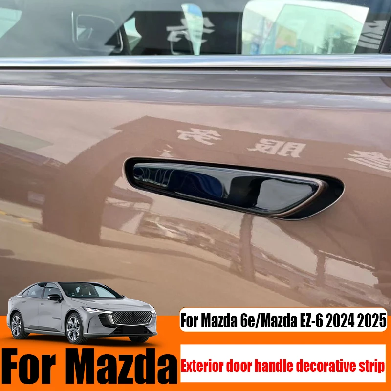 

Для Mazda 6e/Mazda EZ-6 2024 2025 капельный клей автомобильная дверная ручка декоративная полоса износостойкая защита наружного украшения автомобиля