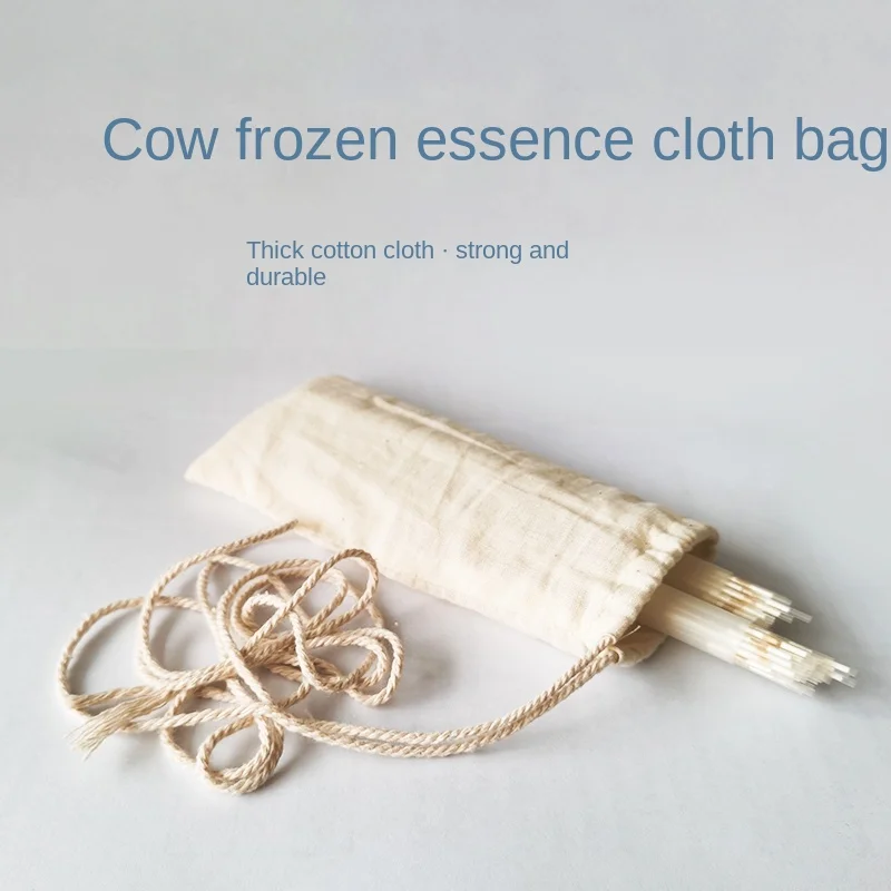 5PCS Cattle Artificial insemination Tools Frozen Semen Cloth Bag Storage Essence Special Bags Animal Breed Farm Livestock Tools