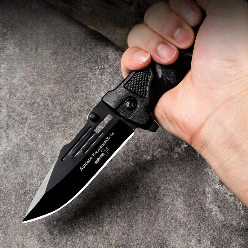 Multi functional folding knife, thickened, portable self-defense tactical knife, camping sharp, portable E9195