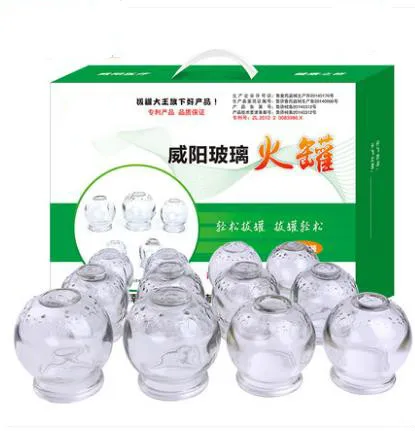 

Cupping glass household cupping massager cupping apparatus hygroscopic tank 12 tank vacuum flameproof thickening