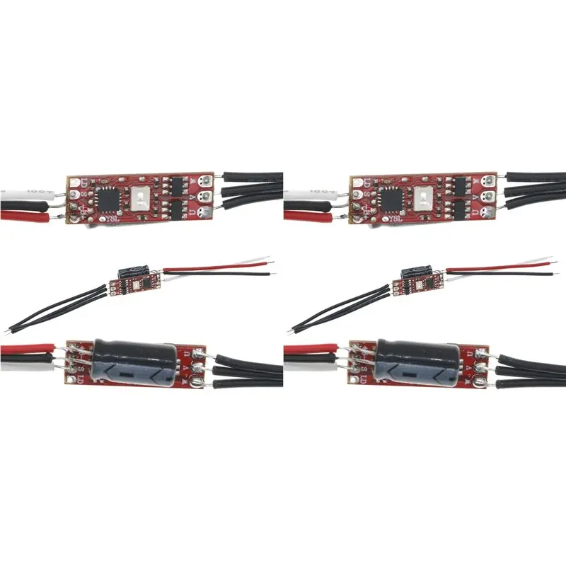 

2X 1S DC 3V-6V 3.7V 3.5A Mini BLDC Brushless Motor Driver Board Electric Regulator Drive For Brushless Motor Red