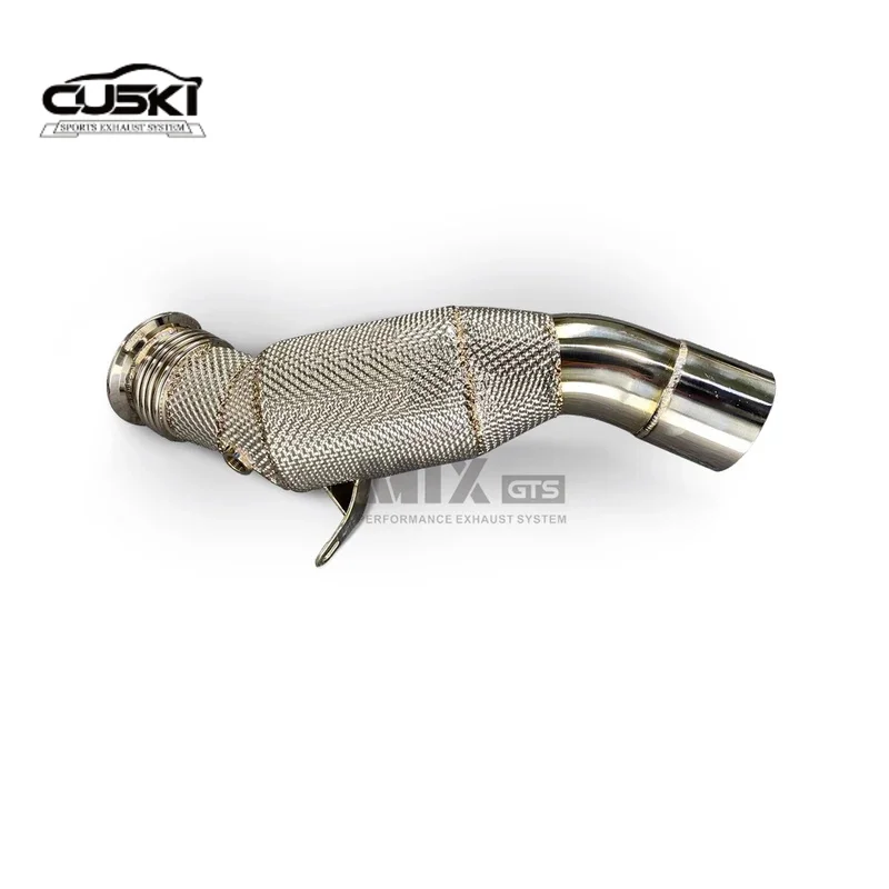 

High Flow exhaust downpipe Applicable to Mercedes AMG GT50 3.0T 2019-2022 quality Stainless Steel Car Exhaust Modification Acces