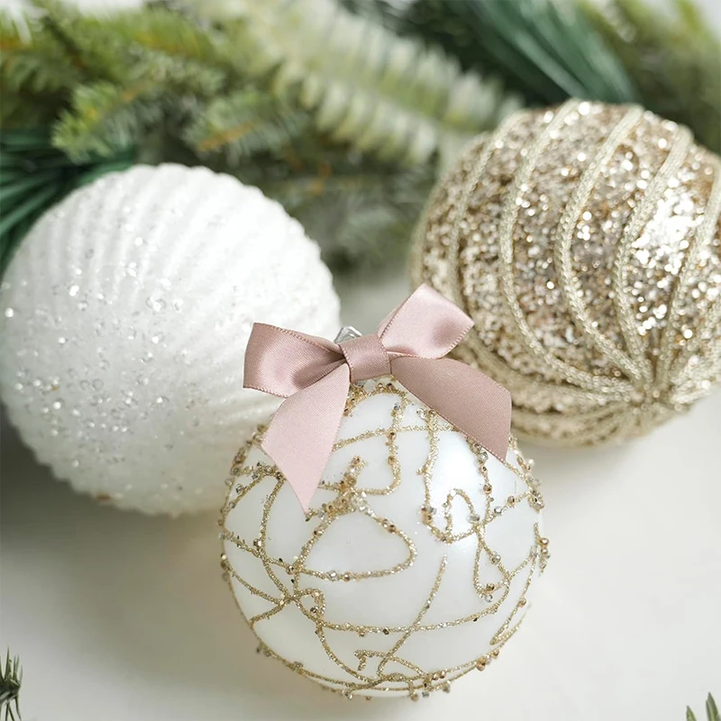 10/30/50 Stück handgefertigte Schleife mit selbstklebender Rückseite für Weihnachtsgeschenkbox, Blumendekoration, handgefertigtes DIY-Kleidungszubehör – Detail 6