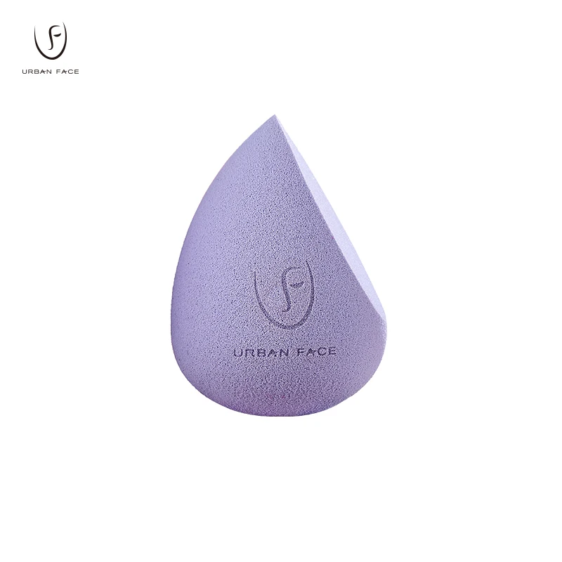 2pcs Makeup Sponges Blender Latex Free URBAN FACE Brand Biodegradable Purple Makeup Sponge with Stand