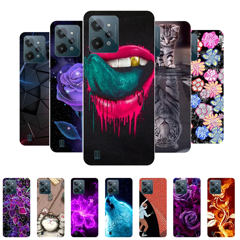 

for Realme C31 Case RMX3501 Bumper Silicone Soft Cartoon Back Case Cover for Realme C31 C 31 Fundas RealmeC31 Phone Case