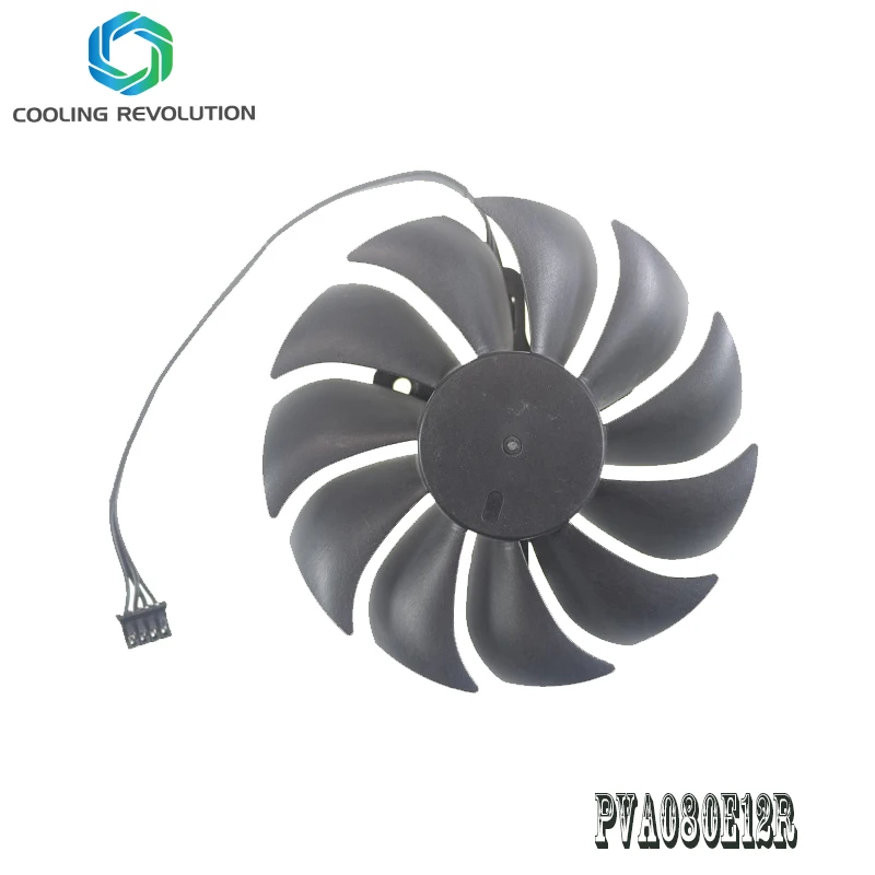 Graphics card fan PVA080E12R DC12V 0.50A 4Pin for HP GTX 1650 Super Mini