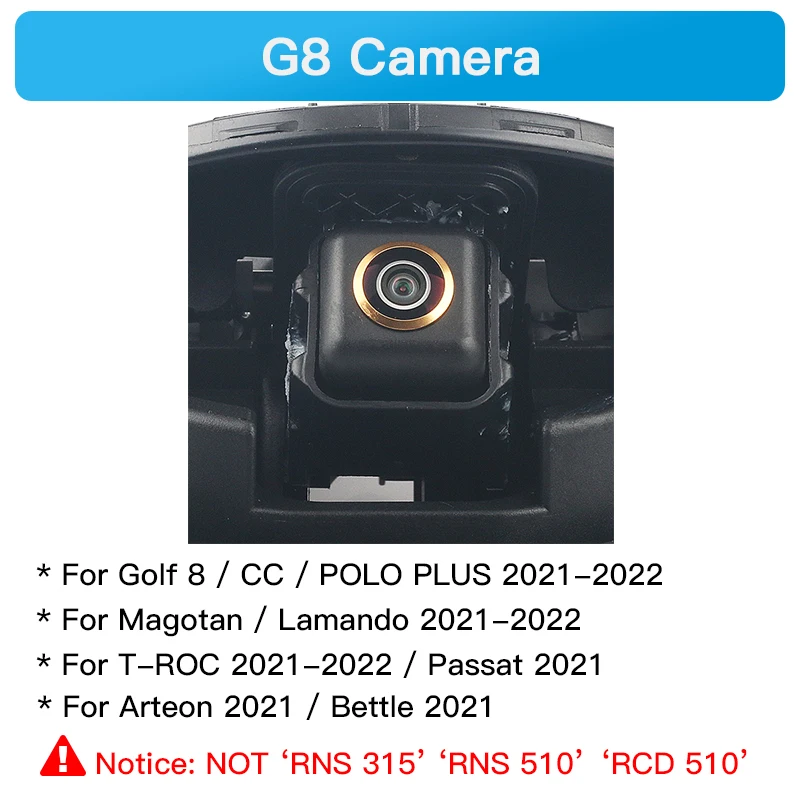 170 °   AHD 1080P Flip OEM-embleem Logo Achteruitrijcamera voor VW Passat B6 B7 B8 Golf 6 Golf 7 8 MK7 Polo 6R 6C CC T-ROC EOS Auto
