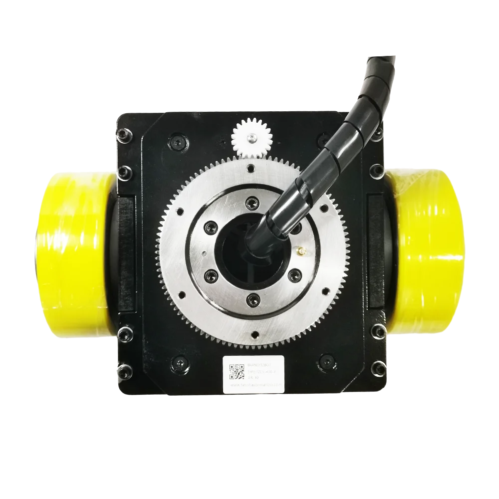 Rueda de transmisión diferencial AGV de alta resistencia, Máximo 400W, con servomotor para robot agv