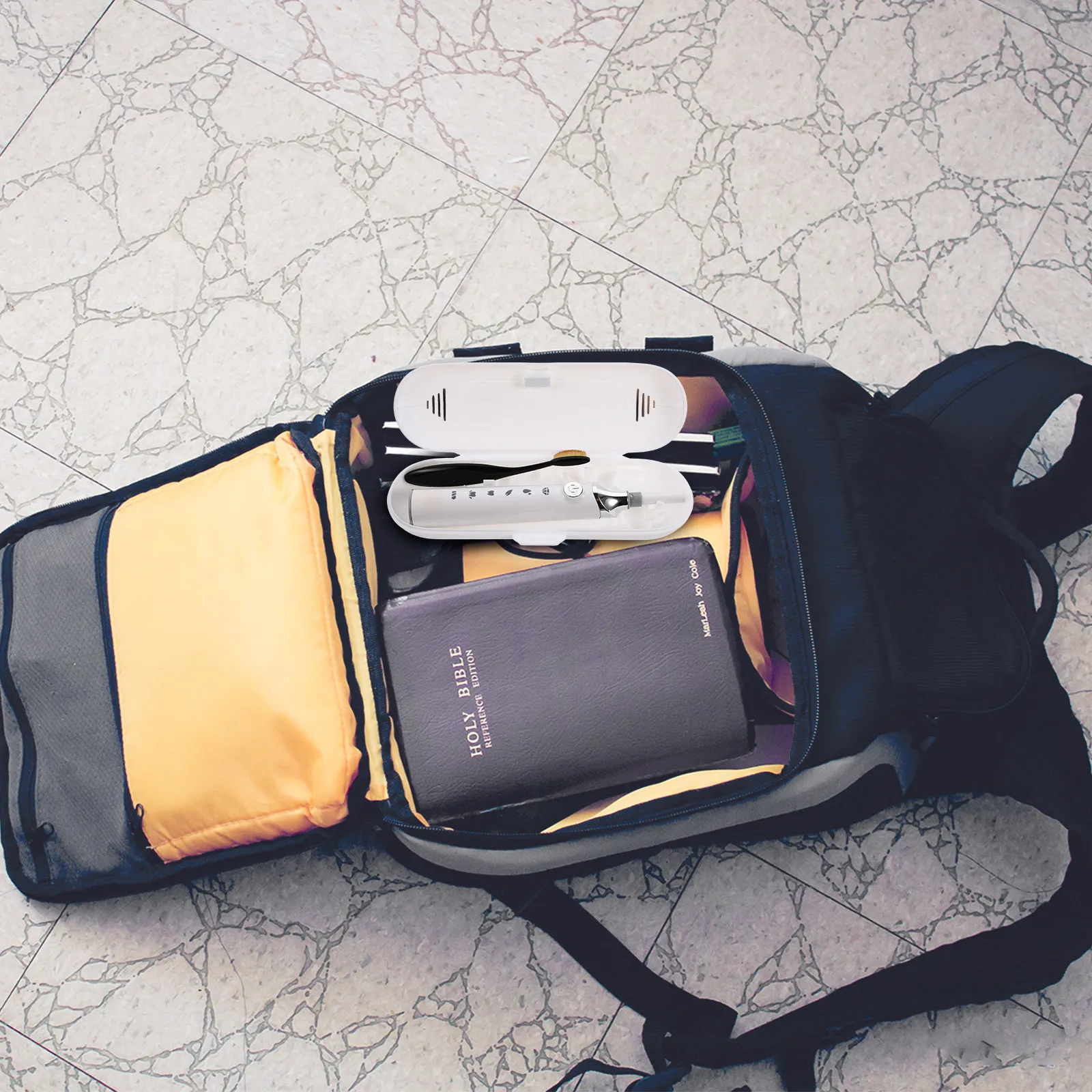 

Чехол для электрической зубной щетки, 2 шт., прочная конструкция из полипропилена, аккуратный дизайн отделений, универсальный держатель для зубных щеток для путешествий и деловых поездок