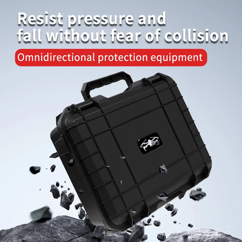 Suitable for DJI AIR3S/3 explosion-proof box, waterproof and anti drop drone storage bag, and through chassis