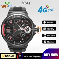 GT100 Student Smartwatch - 4G 180° Rotatable Camera IP67 Waterproof 128GB Storage GPS WiFi Smartwatch for Teens