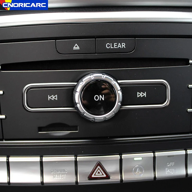 

Для Mercedes Benz CLA C117 GLA X156 A B E Class W176 W246 GLE Центральная консоль CD Кнопка Рамка Украшение Наклейка Стайлинг автомобиля Накладка