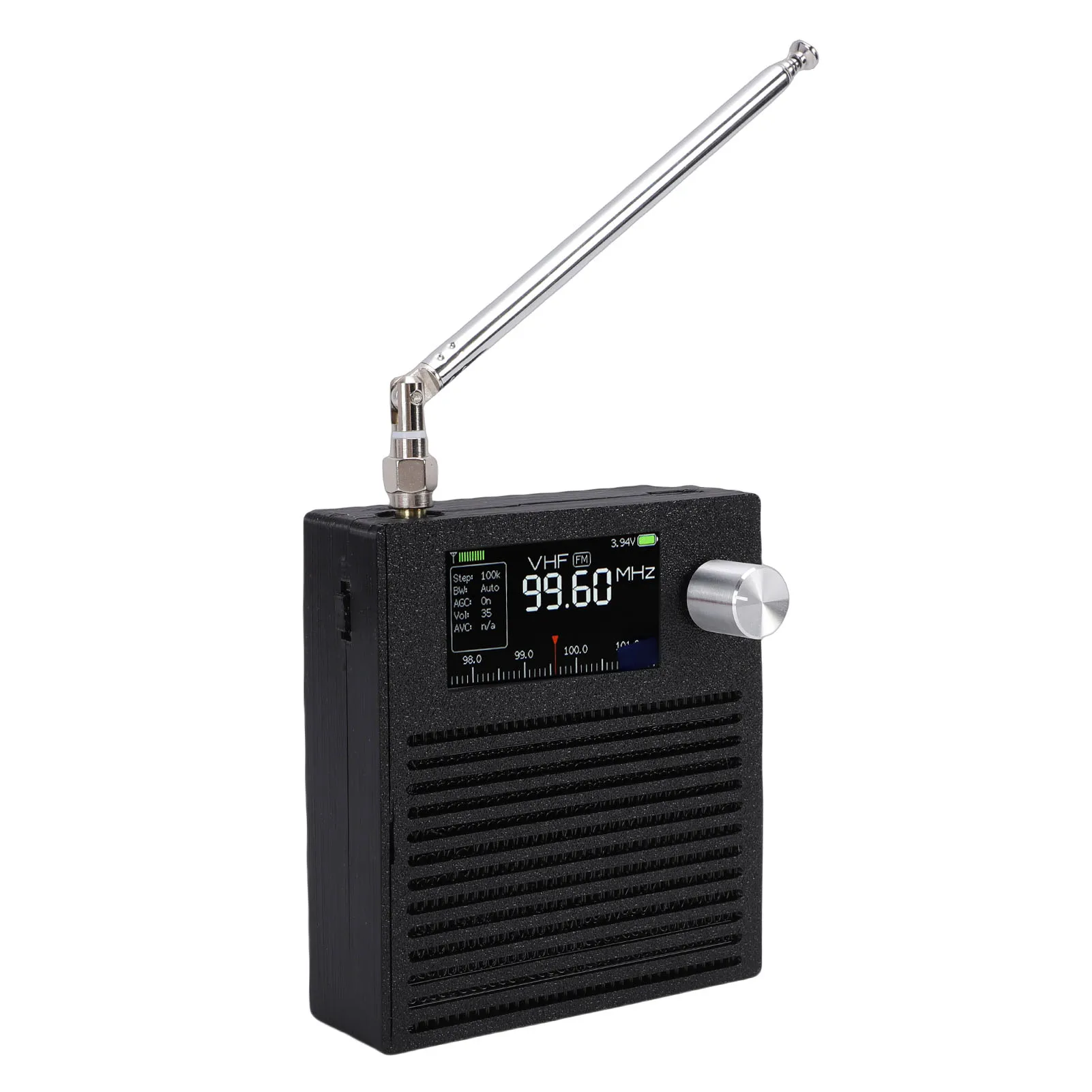 

Радио с антенной Портативное радио с антенной LSB USB AM FM-радиоприемник 1,9-дюймовый экран Регулируемая яркость