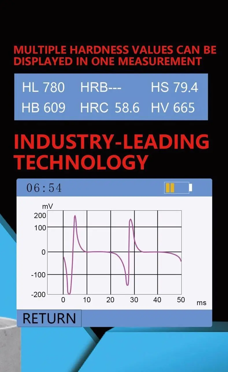 RHL-16A Color LCD Portable Hardness Tester