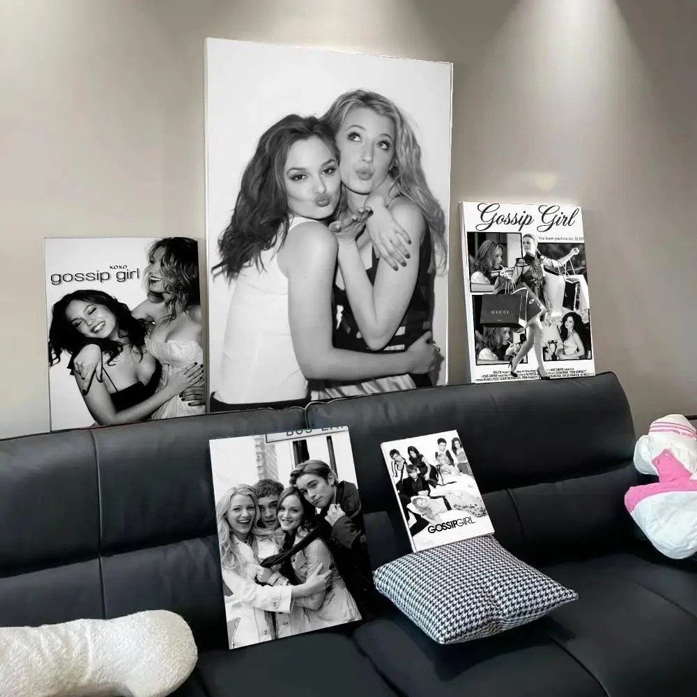 TV G-Gossip Girl Poster Modern  Wall Art Aesthetic Minimalist Bedroom Decor Cafe Home Gift