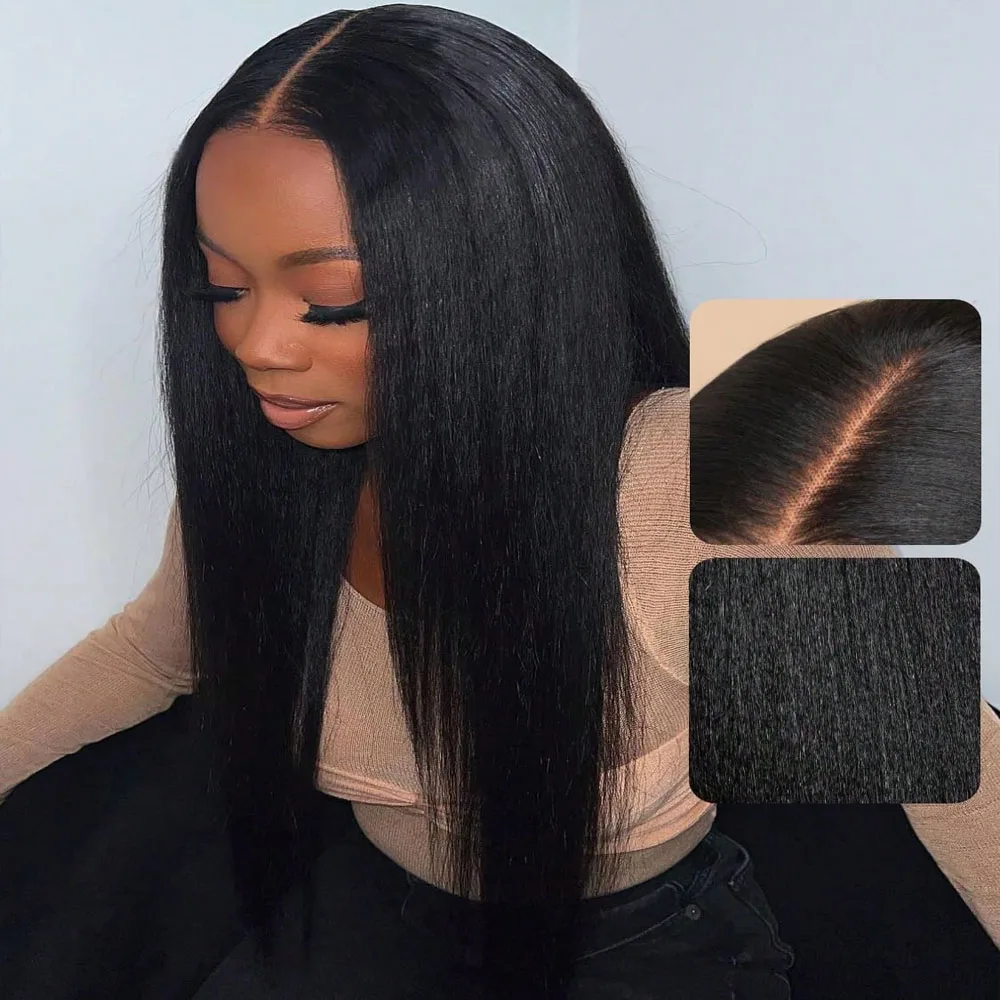 

Прямые парики из натуральных волос Kinky Straight 13x4 с кружевной передней частью для женщин, бразильские прямые парики цвета кости с прозрачным кружевом 5x5, парик с кудрявыми волосами