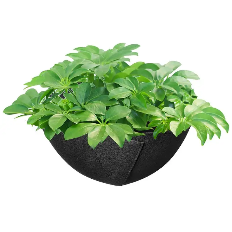 Plant Liners For Pots Felt Liners For Pot Basket Root Protection Round Replacement Inserts High-Density Felt Garden Accessories