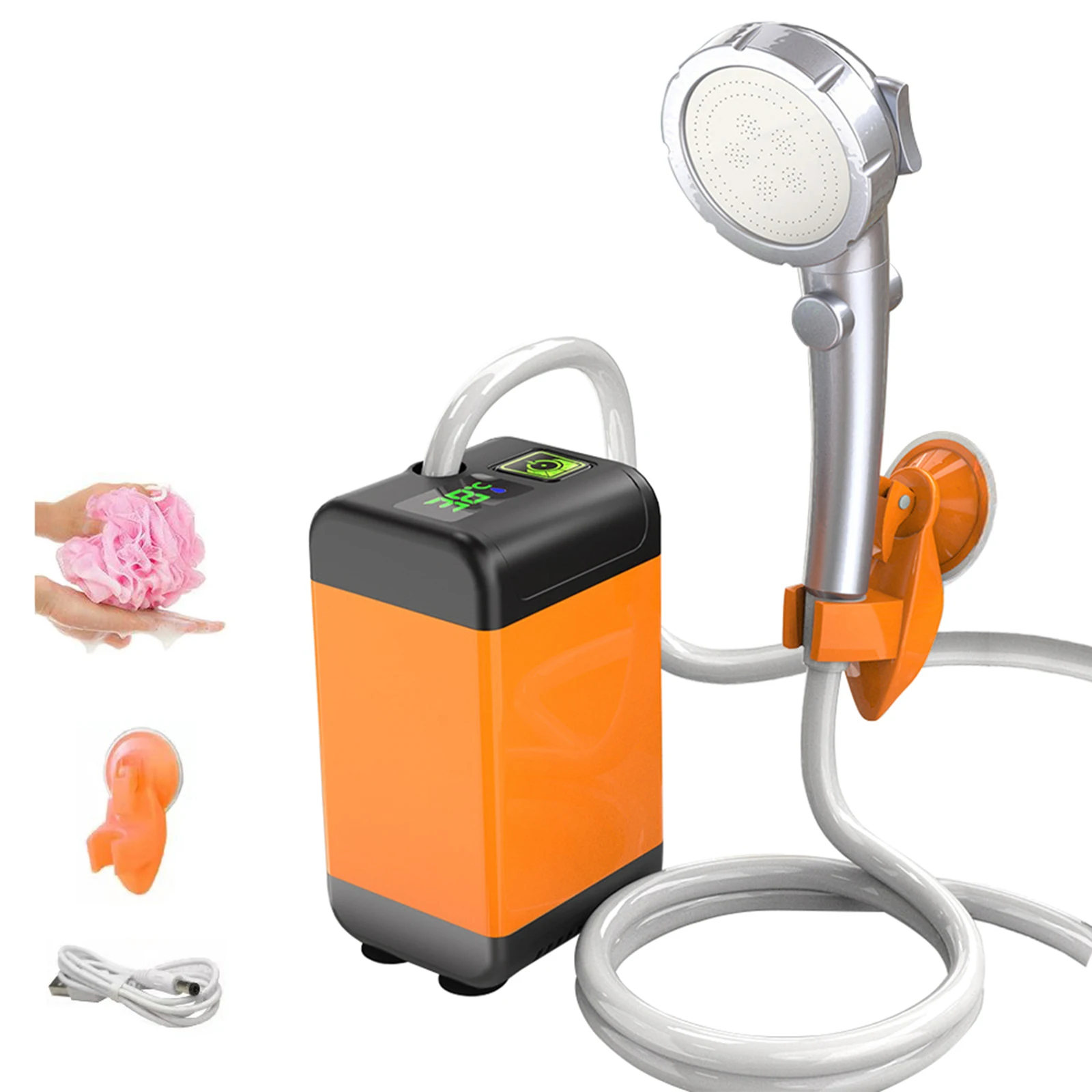 Kit Ducha Portátil Silenciosa Recargable USB - Ideal Camping 🚿