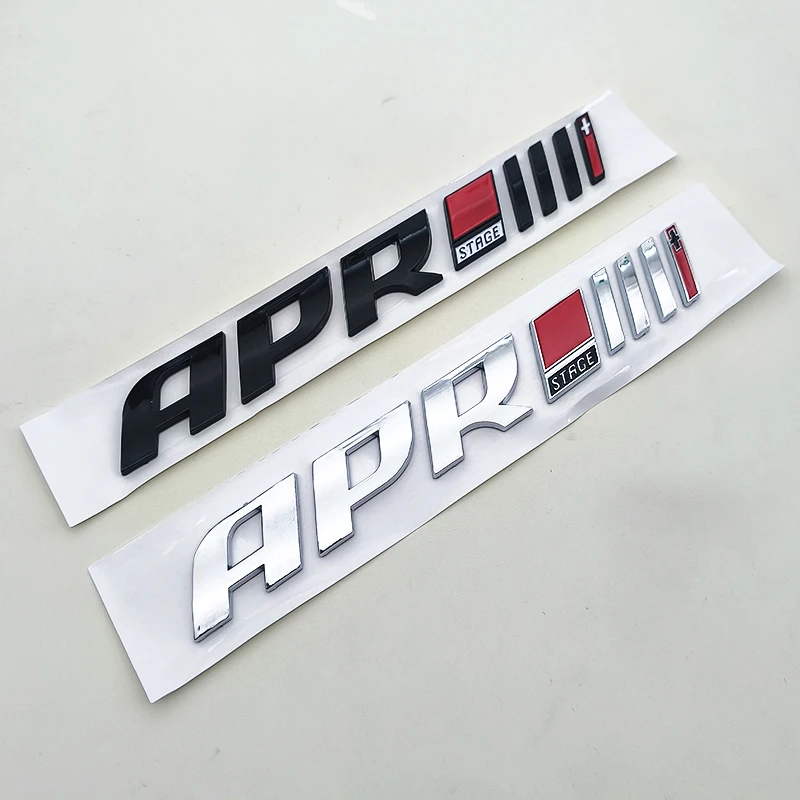 ثلاثية الأبعاد ABS شعار APR المرحلة III الأداء شعار رسائل سيارة الخلفي الجذع شارة ملصق لشركة فولكس فاجن جولف 6/7/CC وأودي A4/A6 الملحقات