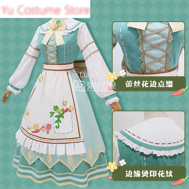 Yu Pretty Derby Rice Shower Farming Cup Dress Women Cosplay Costume Cos Game Anime Party Uniform Hallowen Play Role Clothes