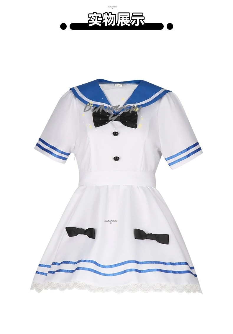 جوارب تنكرية لباس داخلي وجورب مع بدلة بحار Garterbelt JK موحدة لشخصية الرسوم المتحركة للهالوين #6