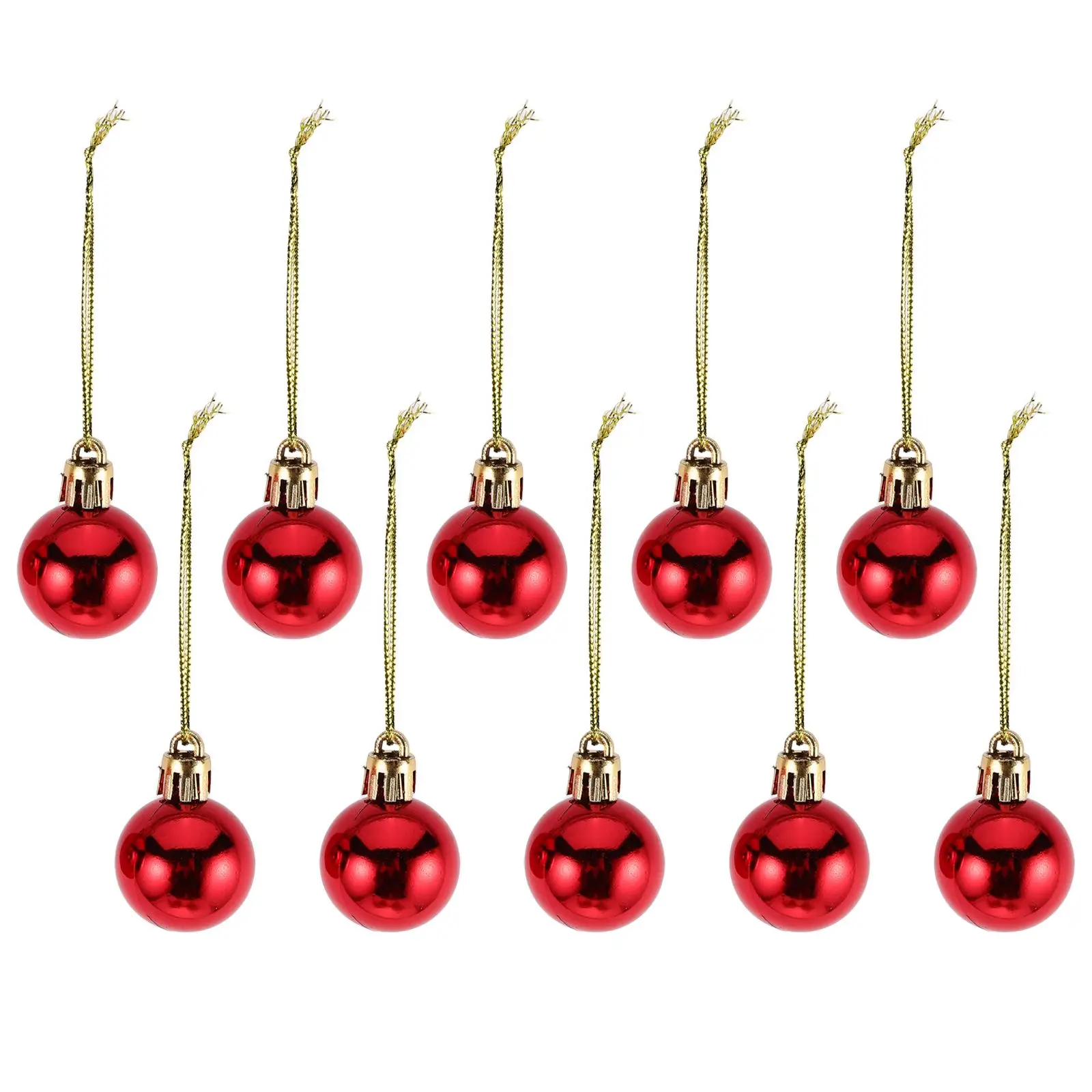 

3 Cm Christmas Balls Decoration Xmas Ornaments Decorations for Tree Red Decorative