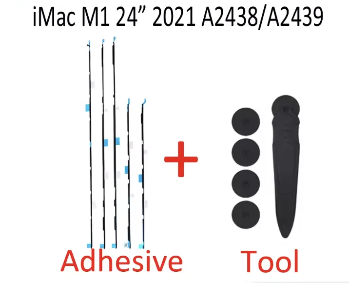 New LCD Adhesive for iMac M1 M3 24'' Glue Tape LCD Screen Display Assembly with Opening Roller Wheel Tool Kit