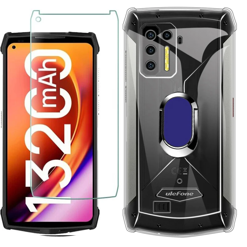 

Case Soft Silicone TPU Protective Holder Cover For Ulefone Power Armor 13 Hydrogel film Patterned Cases For Ulefone Armor 13
