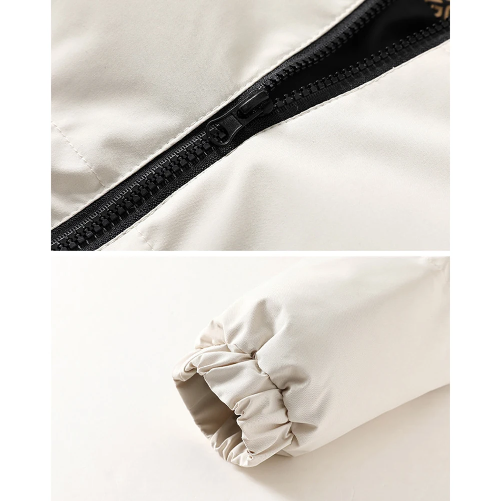 

For Men For Women Thickened Parka Bread Coat Comfortable Parka For Daily Use Windbreaker Stand Collar Long Sleeve