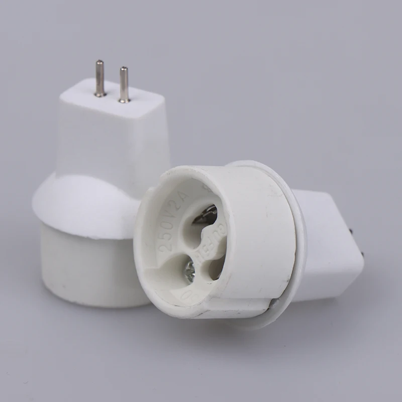 

1pcs MR16 to GU10 /Gu5.3 to Gu10 Halogen LED Lamp Base Holder Physically Change Contact Gu10-MR16 Light Socket Adapter