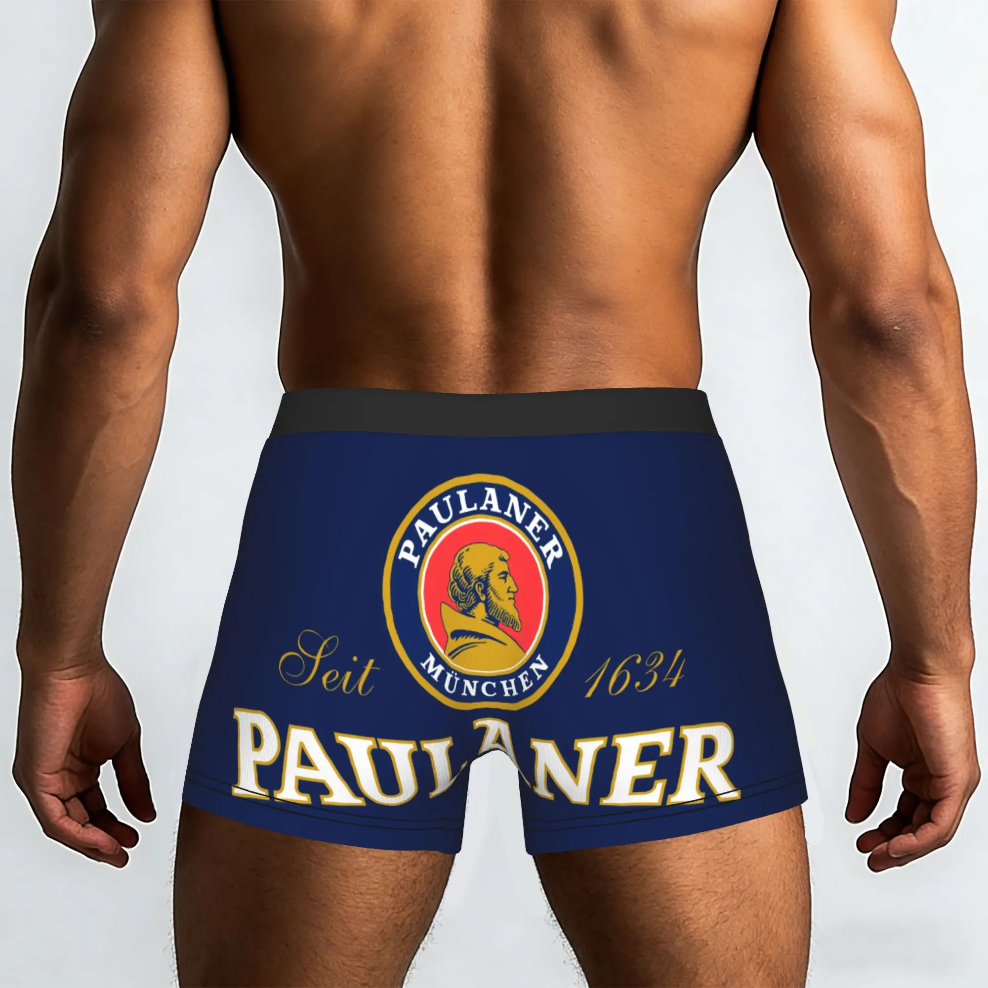 Custom Funny P-paulaners Spezi Munich Beer Drink Boxers Shorts Panties Male Underpants Stretch  Briefs Underwear