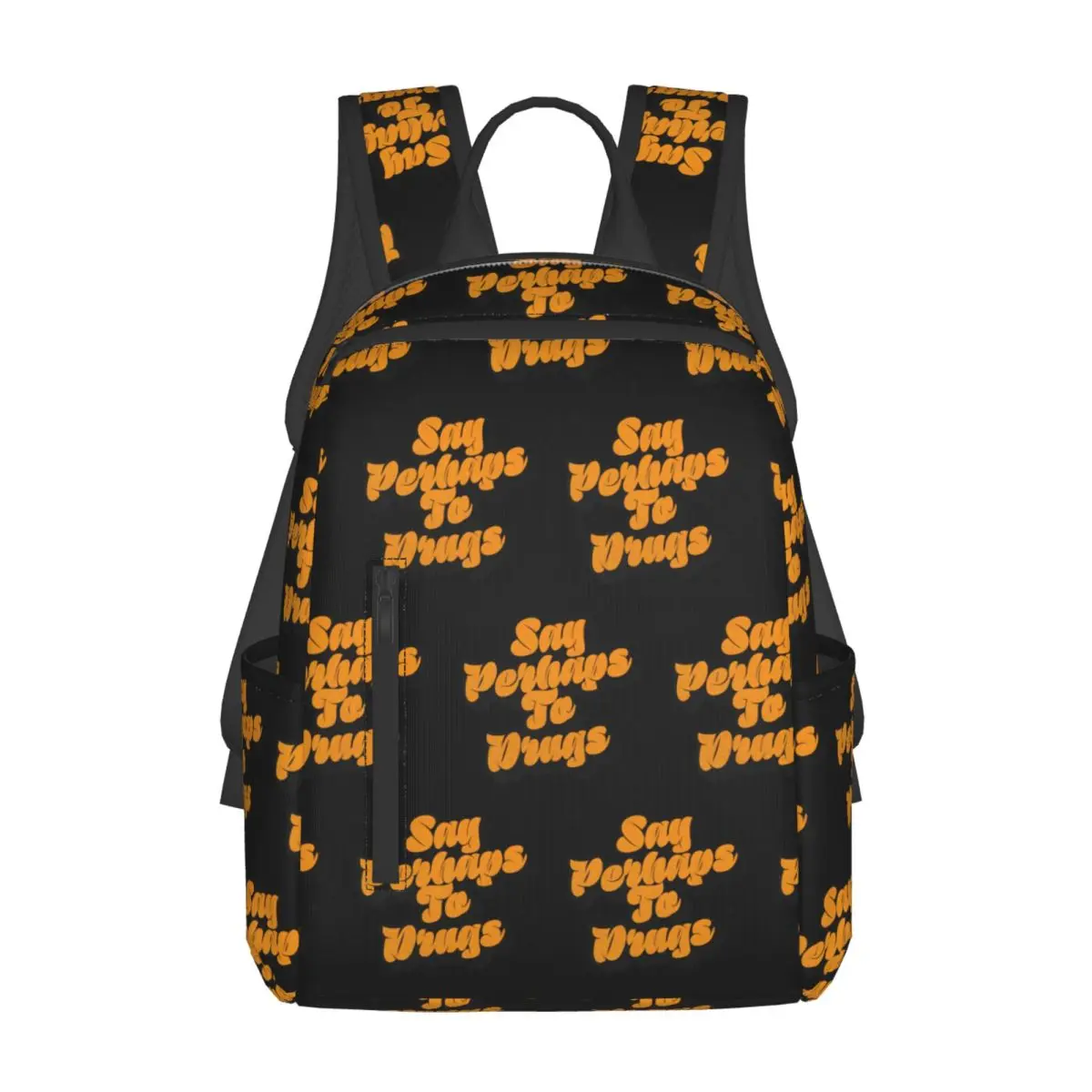 

Say Perhaps To Drugs Backpack Daypack Large Capacity Kids BookBag School Bag Shoulder Bags for Men Women