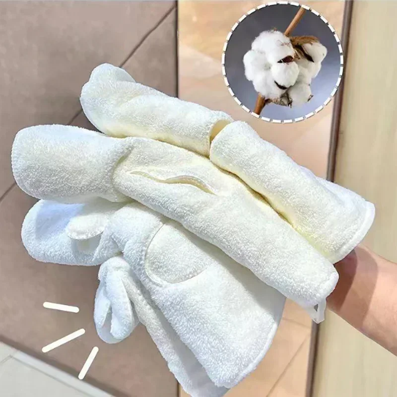 Hanging Ear Hot Compress Towel Soft Skin-friendly Steam Heating Cold Hot Wet Compress Irrigation Face Towel Compress Face Towel
