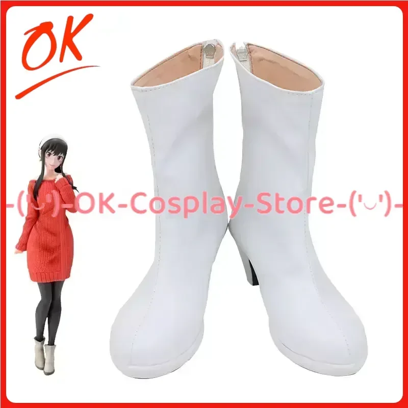 

[На заказ] Yor Forger, обувь для косплея, принцесса Брамл, аниме, реквизит для ролевых игр, Хэллоуин, карнавал, вечерние ботинки из искусственной кожи