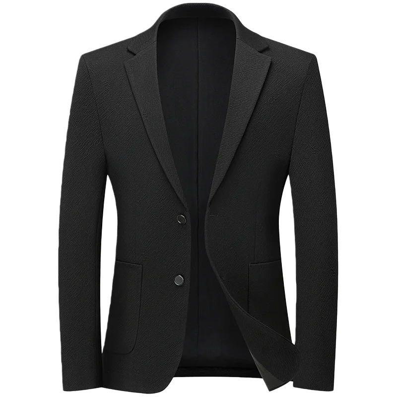 

Блейзер, новое уличное мужское модное деловое банкетное универсальное платье для свадебного хозяйства, повседневный текстурный блейзер для актеров и джентльменов