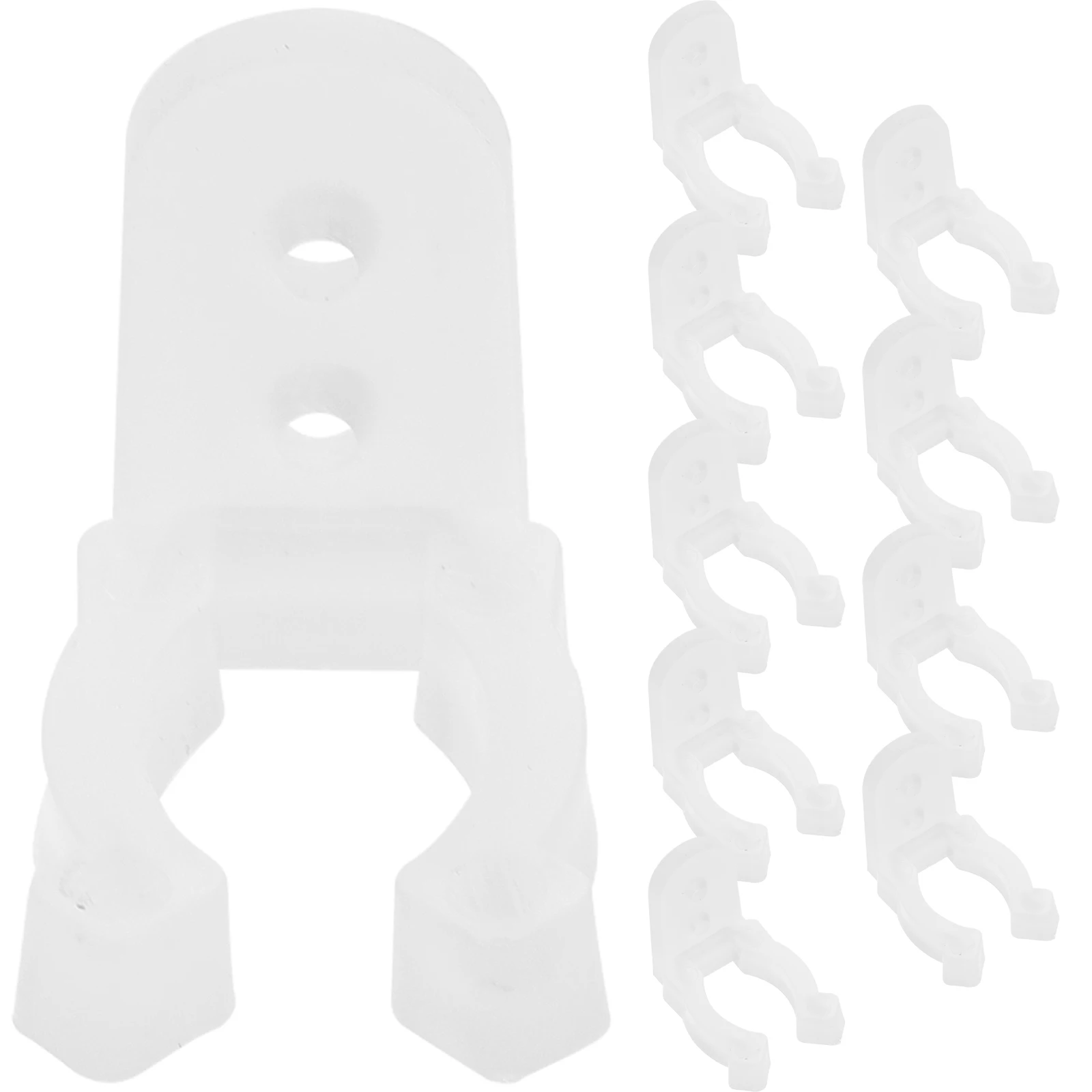 

100pcs Light Strip Buckle Clips Balcony Rope Lighting Mounting Brackets Outdoor Neon Plastic Led String Hangers