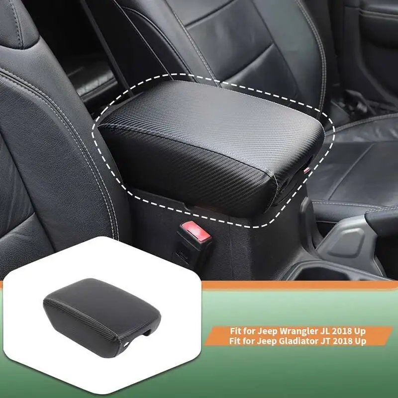 

Car Armrest Box Panel Decoration Cover For Jeep Wrangler JL For JT Gladiator 2018 Up Car Interior Accessories