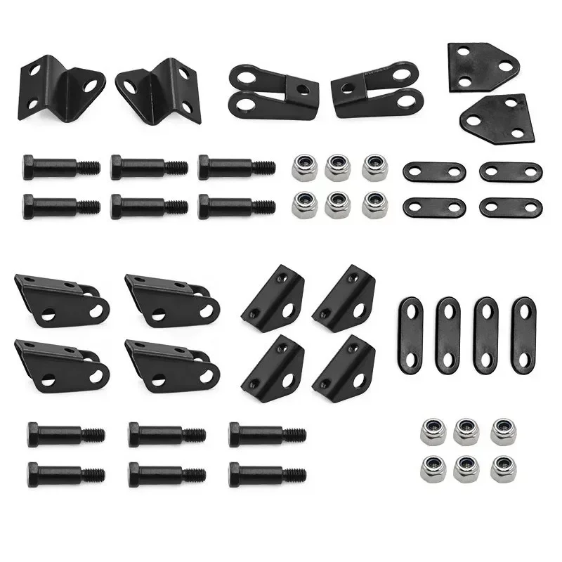 Front Rear Suspension Steel Leaf Spring Lifting Lug Set for 1/14 Tamiya RC Tractor Trailer Truck Model Car Upgrade Parts