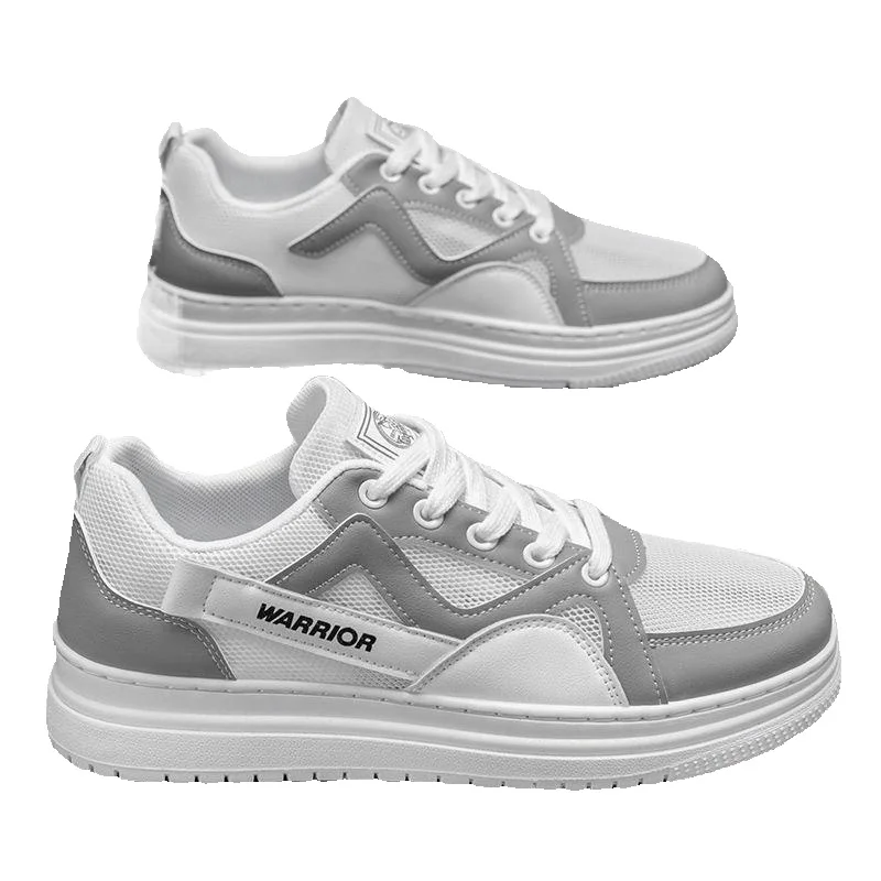 Pull-back Shoes For Men, Mesh Panel Shoes, New Spring-summer Breathable White Shoes For Men, Versatile Sports And Casual Shoes For Men_vogvips.com