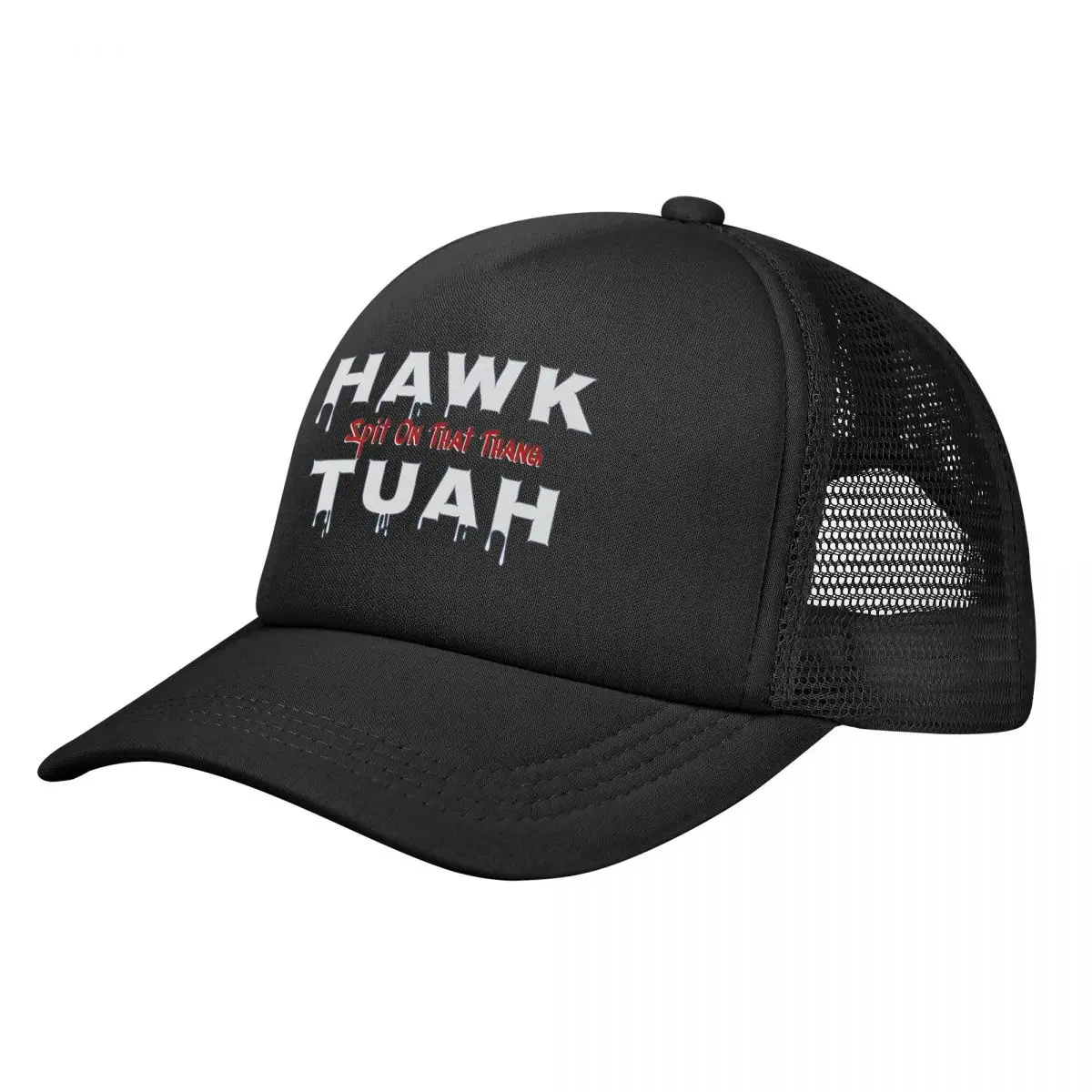 Havik Tuah Spuug Op Die Thang Meme Trucker Cap Volwassen Populaire Papa Hat Racing Cap Verstelbare Polyester Mesh Baseballpet Zomer