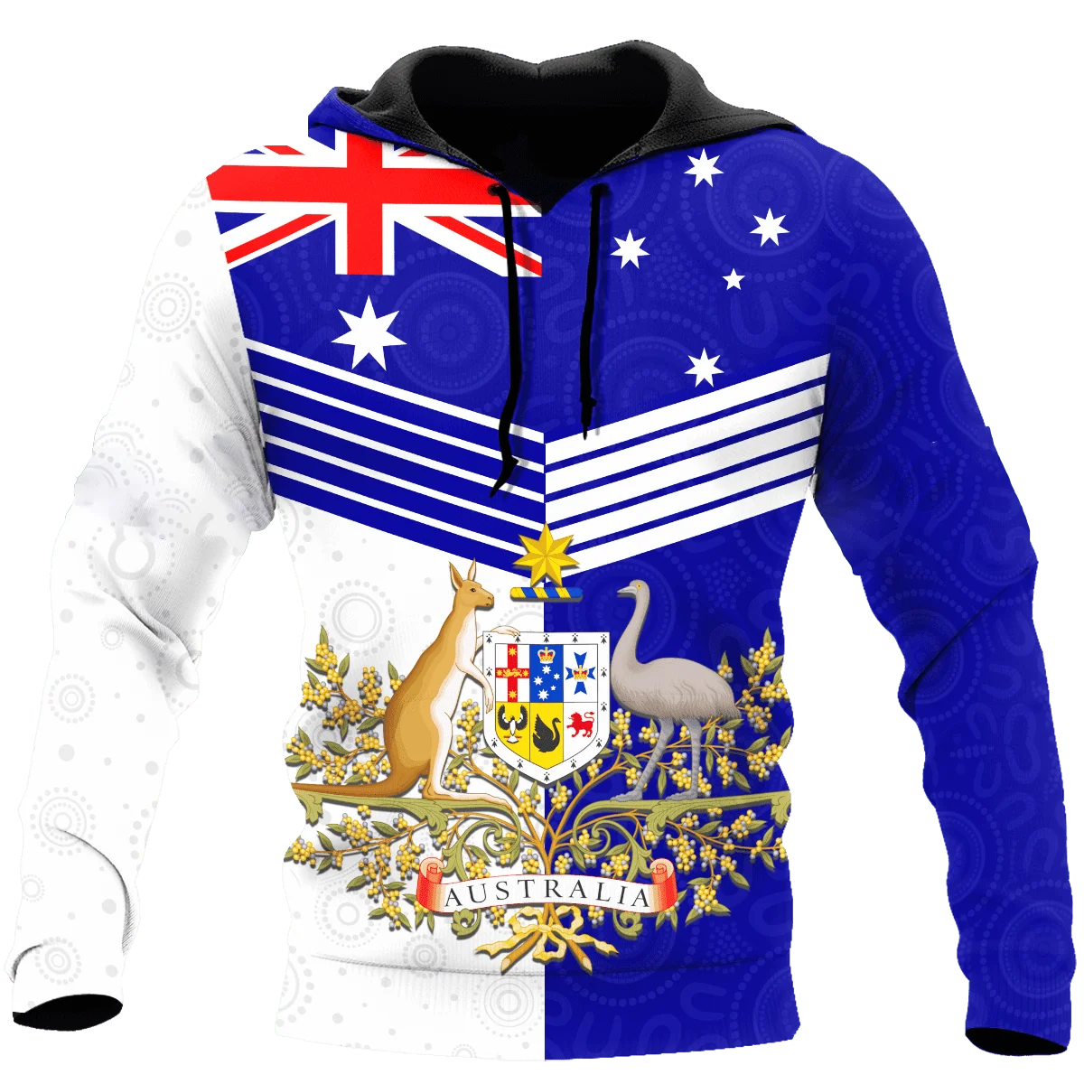 Australia Men's Hoodies 3D Full Printing Kangaroo Autumn Long Sleeve Casual Australia Flag Streetwear Designer Hooded Hoodie