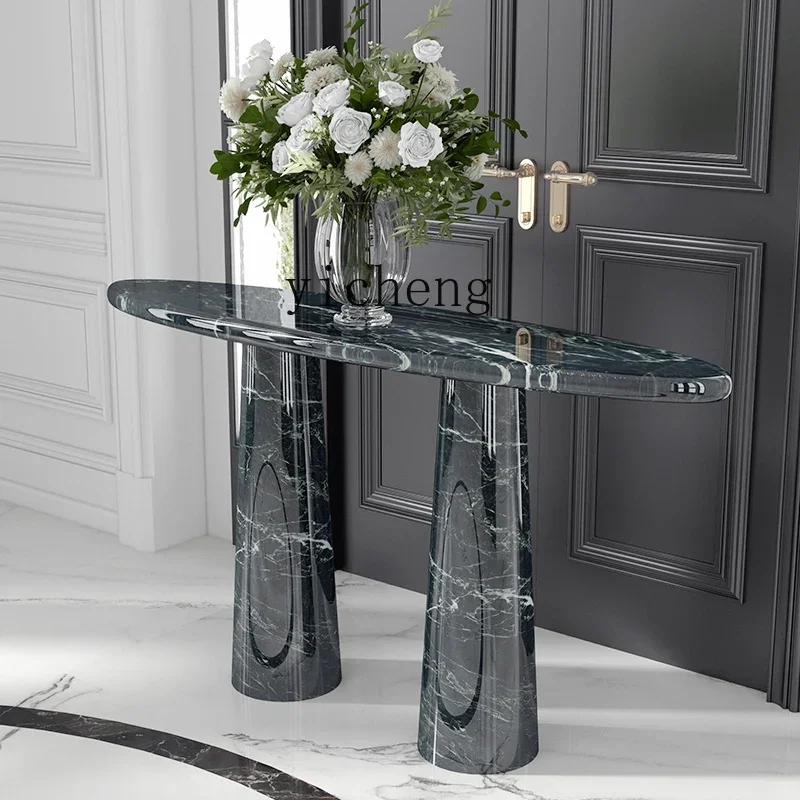D27 Marble Entrance Key Storage Ornament Decorative Painting Front Door Storage Partition Entrance Cabinet
