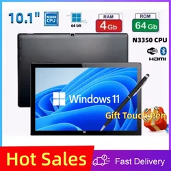 Hot Sales 64Bit AR40 10.1 INCH Windows 11 Tablet PC 4GB RAM 64GB ROM Intel N3350 CPU 1920*1200 Resolution Dual Cameras WIFI