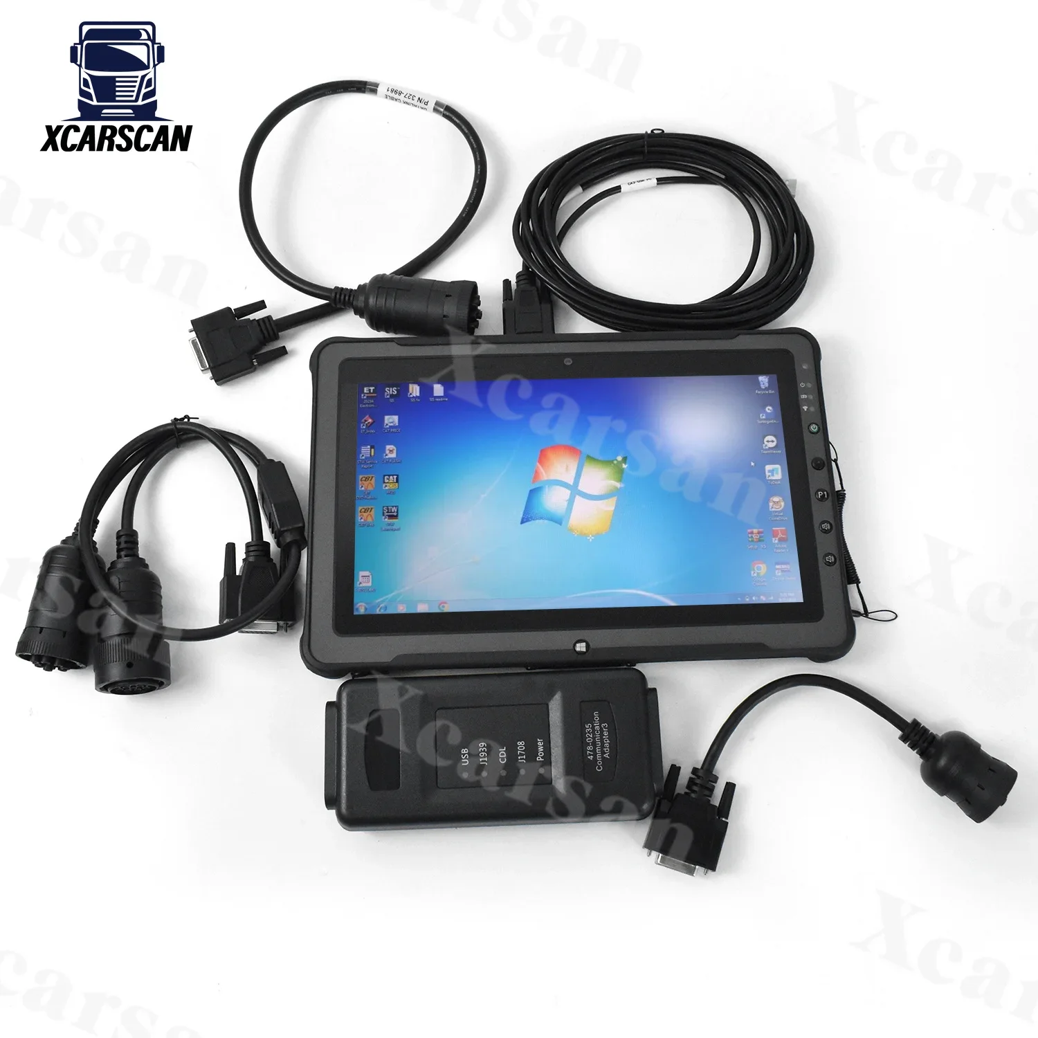 Getac F110 Tablet For ET4 478-0235 ET SIS 2023A Communication Adapter 4 Truck Excavator For ET4 Diagnostic Tool